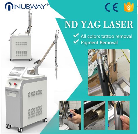 2016 hottest! 1064nm, 532nm Q-Switched ND-Yaglaser tattoo removal beauty machine