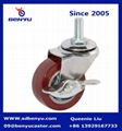 1.5 inch to 3 inch  polyurethane caster(purplish red) 4