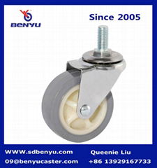 Mute Pu Caster with Screw