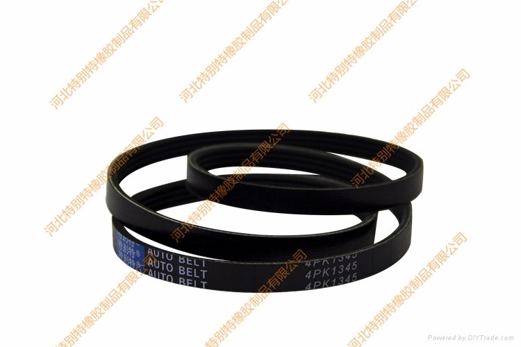 Factory price and high quality timing rubber PK  belt 4