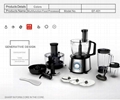 12 in 1 Multifunction food processor 3
