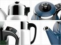 Double Wall stainless steel Tea Maker durable tea pot tea kettle with infuser 2