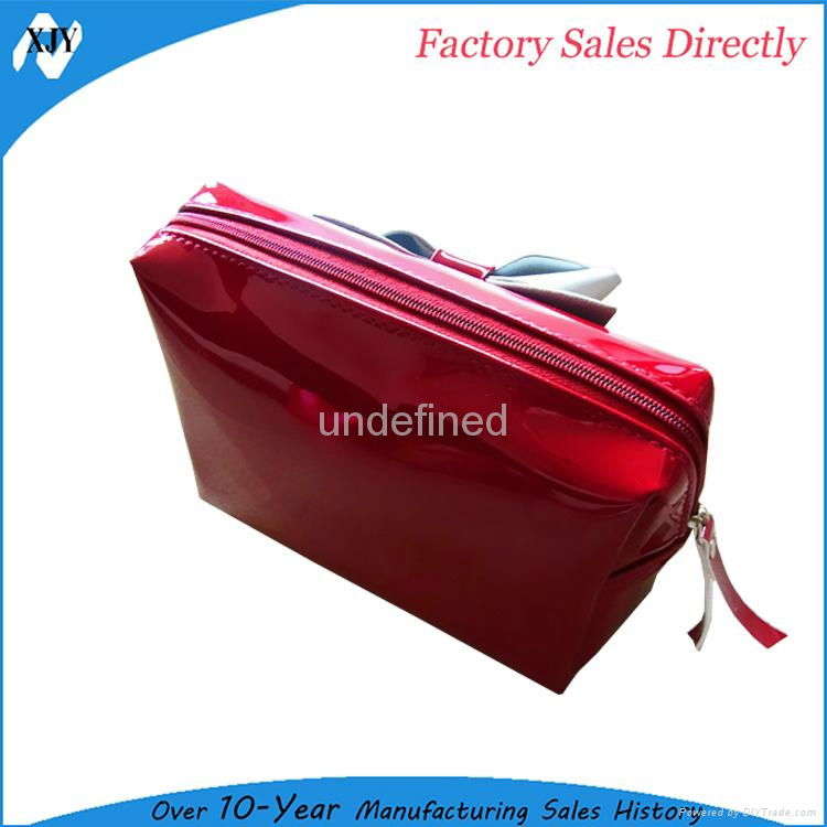 China supplier cheap pu leather cosmetic bag 3