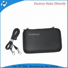 Portable waterproof hard shell EVA carrying case for nintendo new 3ds xl/ll