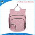 Pink nylon children school backpack for gilrs 5