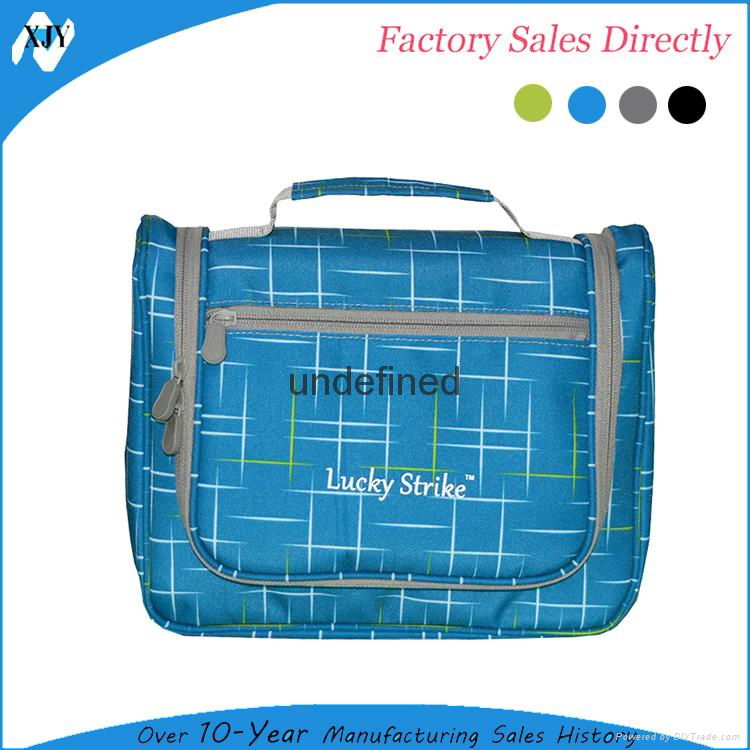 Waterproof large capacity travel hanging toiletry bags with handle 3