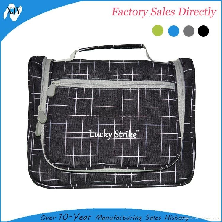 Waterproof large capacity travel hanging toiletry bags with handle 5