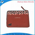 Fashion custom printing pu leather ladies laptop sleeve bag pouch 5