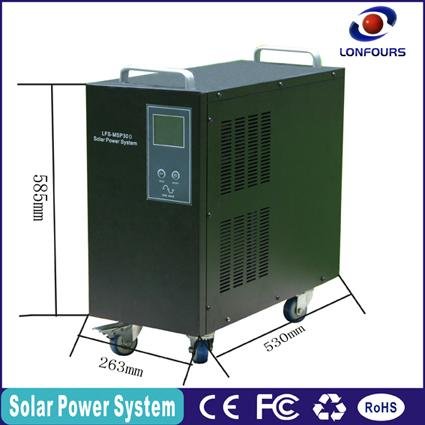 300W solar power 220 volt output system 3