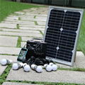 80W mini portable solar lighting system kit energia solar