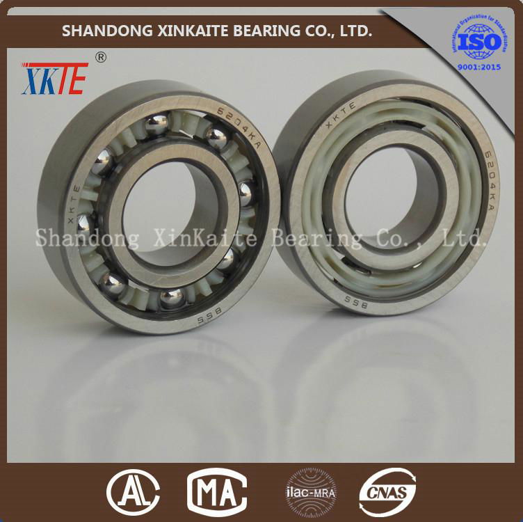 XKTE nylon retainer conveying idler bearing 6310KA from china supplier 2