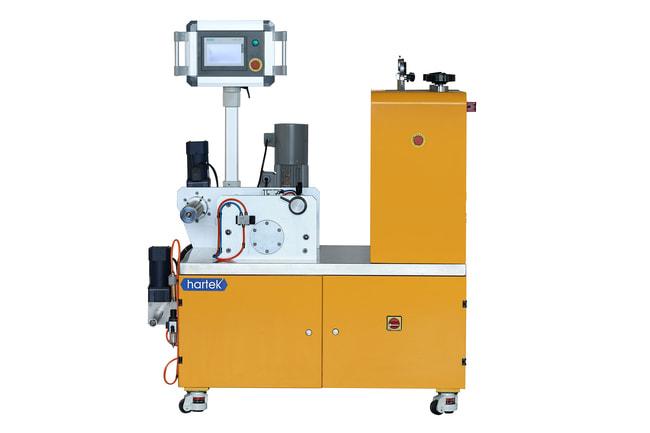 Laboratory small precision plastic three-roll sheet extrusion experimental line 4