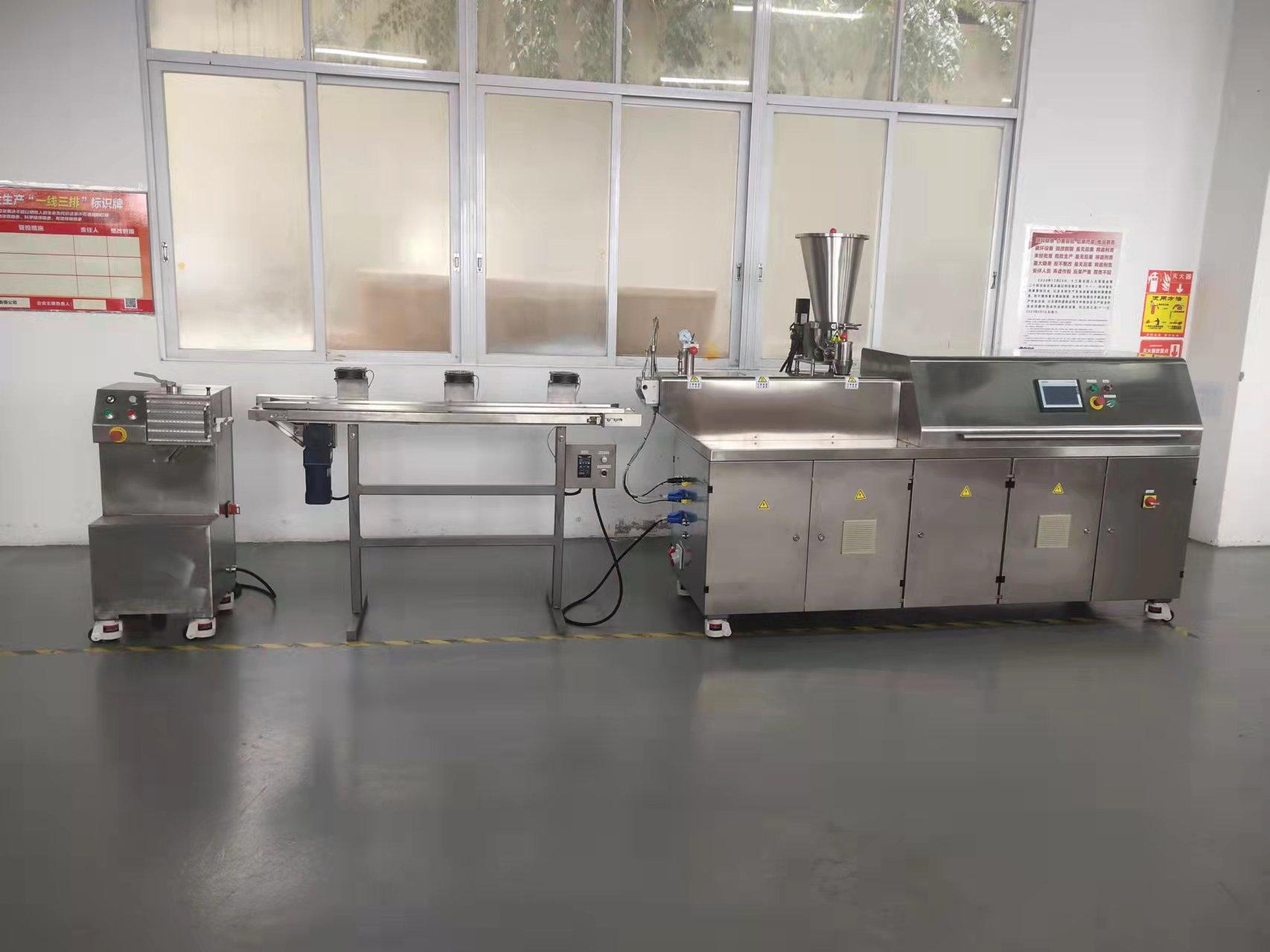 Small Twin Screw Extruder Laboratory Pelletizing Line 2