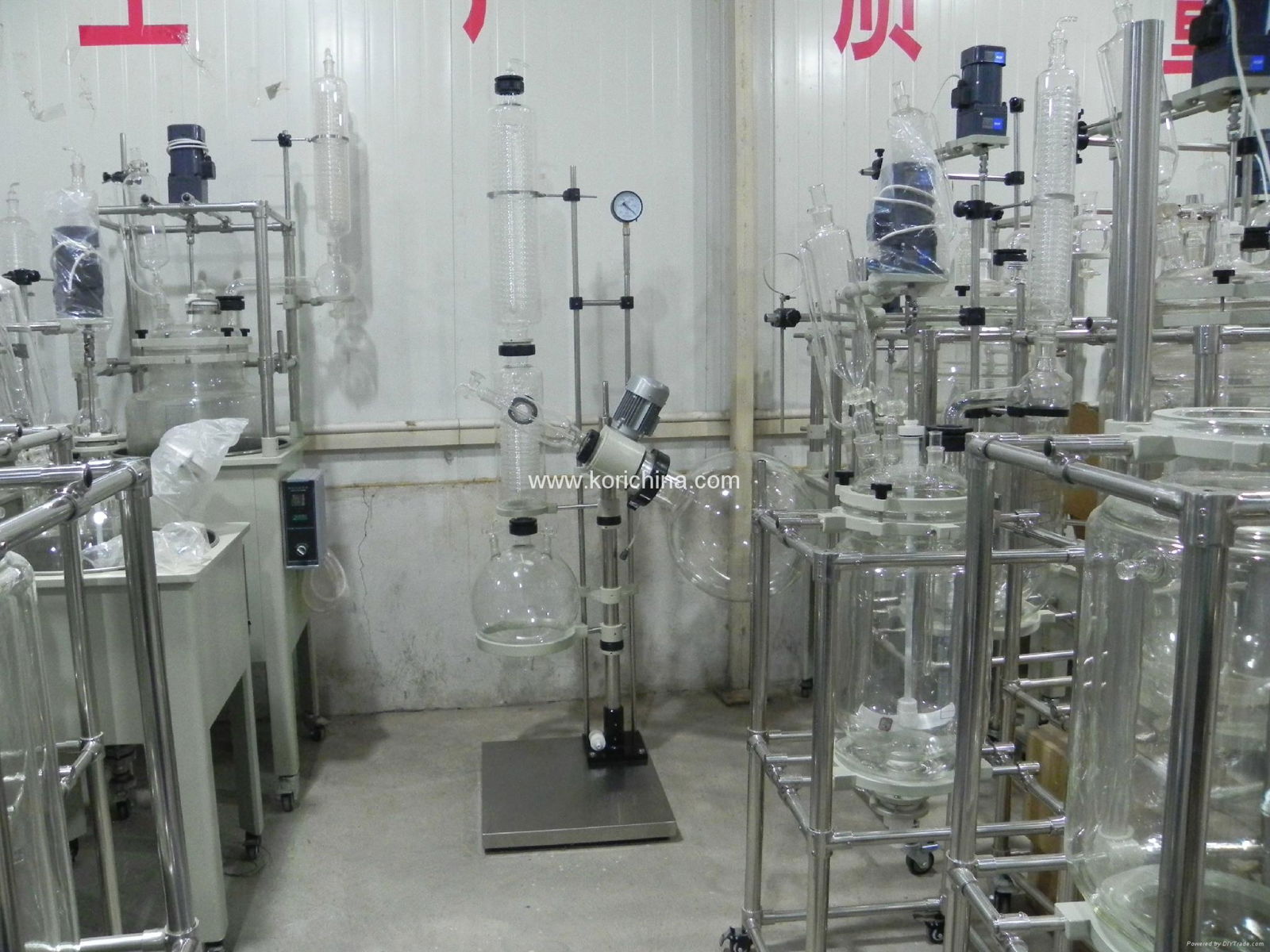 chemistry processing apparatus single layer glass reactors for distillation 3