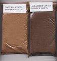 Natural cocoa powder and alkalized cocoa powder 
