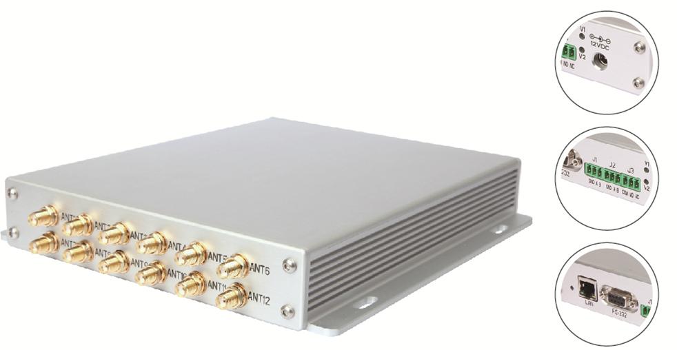 HF RFID 12 Ports Long Range Reader