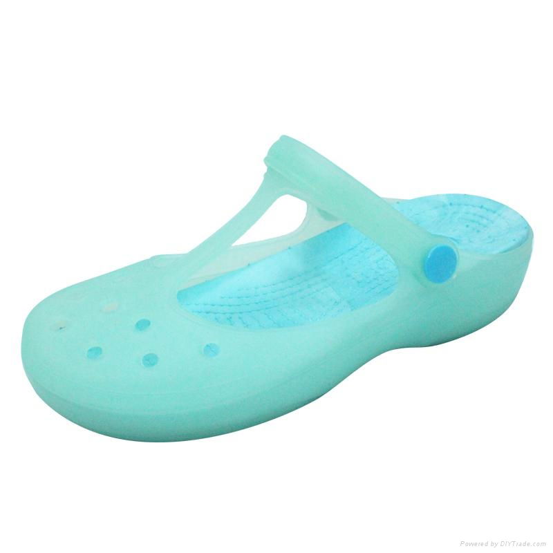 Mid Wedge Jelly PVC fashion sandal women sandal shoes