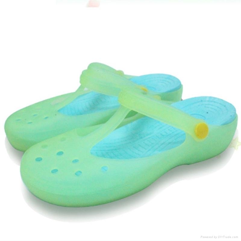 Mid Wedge Jelly PVC fashion sandal women sandal shoes 3