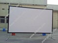 Fast fold projector screen 2