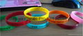 Hot Sale Wholesale Wristband Custom Printed silicone bracelets 1