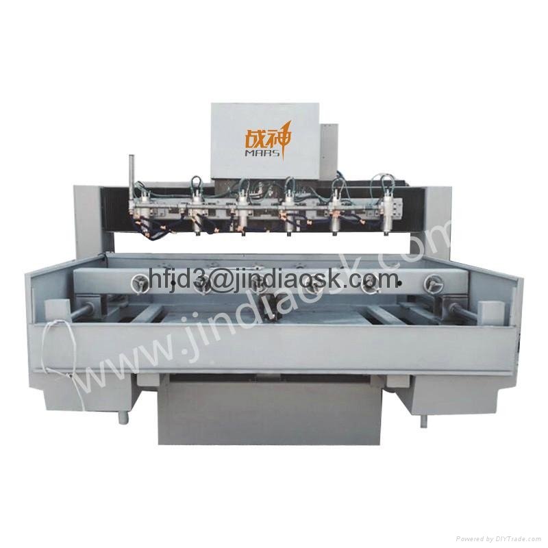 3D 4 Axis CNC Stone Engraving Machine with 6 Heads