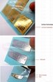 Customize Metal Gold sticker company logo sticker box sticker 4