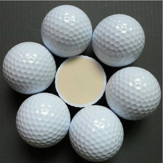 Two-piece tournament and practice golf ball 