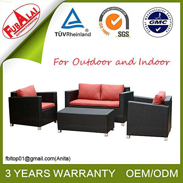 Sectioanl Waterproof Outdoor Sofa Sets For Sunroom