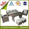 Sectional Garden Furniture Sofa Set With Table 2