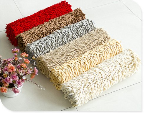 Kitchen environmental quality chenille carpet floor mats