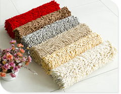 Kitchen environmental quality chenille carpet floor mats