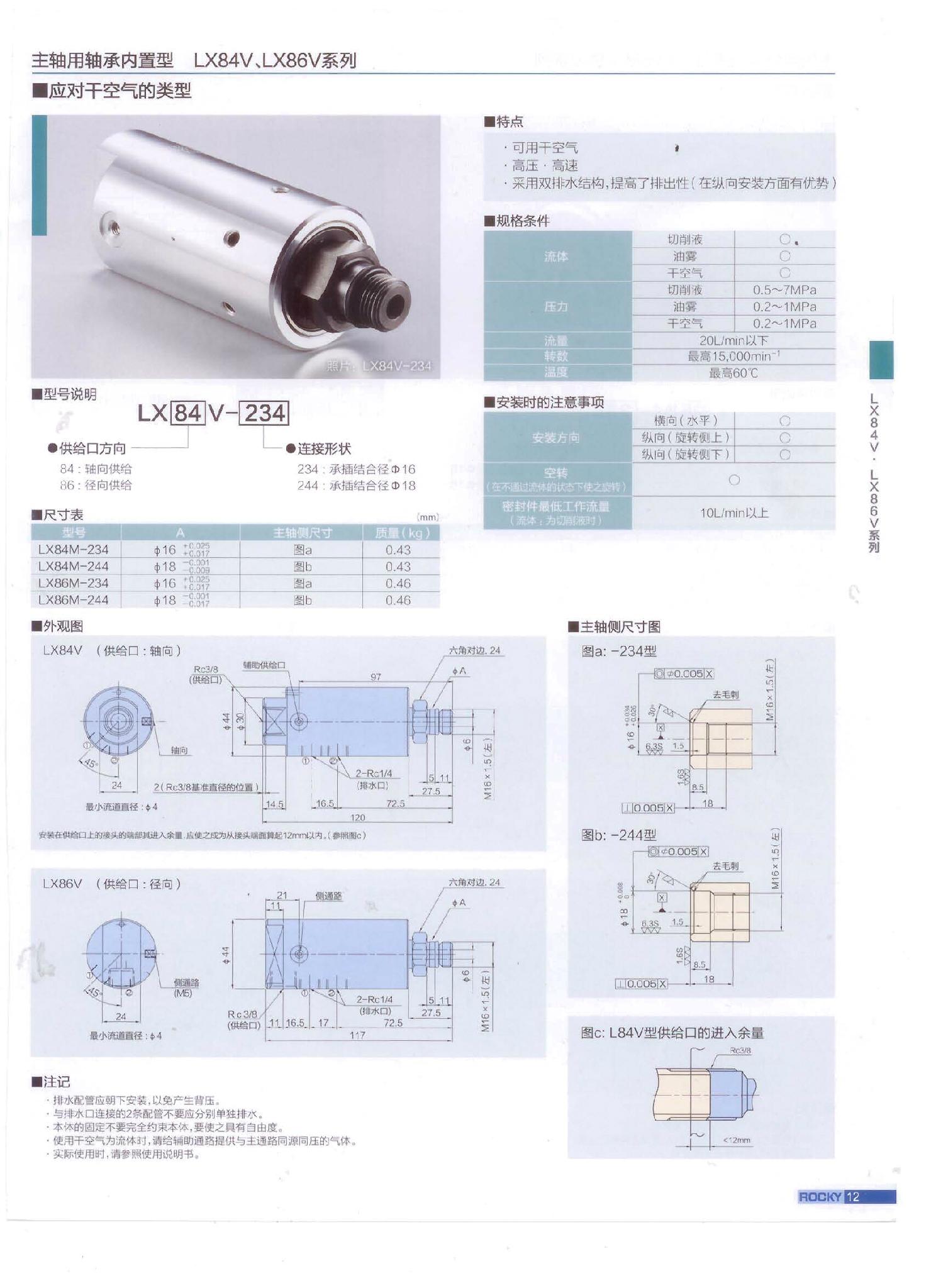 小巨人馬扎克機床專用高速旋轉接頭LX84-7920  2