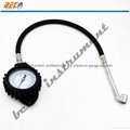 Heavy duty 2" dial display tire pressure monitor gauges with chrome plated rod c