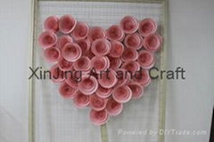 Decorative Charming Paper Flowers For Windows