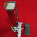 stainless steel frameless glass railing spigot with base plate 2