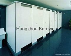 Public HPL Toilet Cubicle With 304SS Hardware