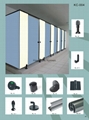 Waterproof hpl Toilet Cubicle Partition 3