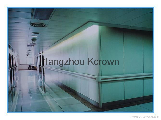 Antibacterial Crashproof Hospital PVC Wall Guard 4