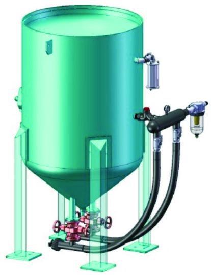 TB4012P開放式氣控噴砂機 3