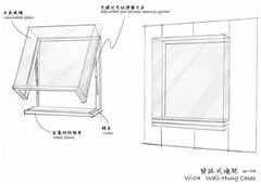 Wall display cases Wall hung cases W-04