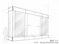 Wall display cases Gallery dimensions cases W-02