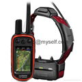 GARMIN Alpha 100 and Burgundy TT 15 Dog Tracking and Training Bundle 1