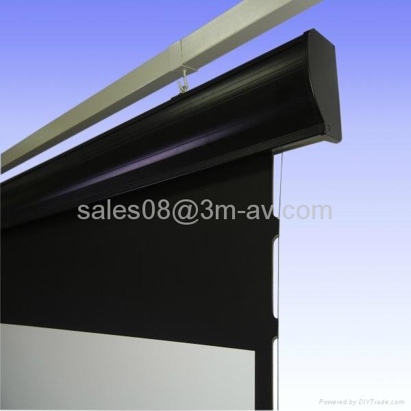130'' high qualifed tab tensioned projector screen 2