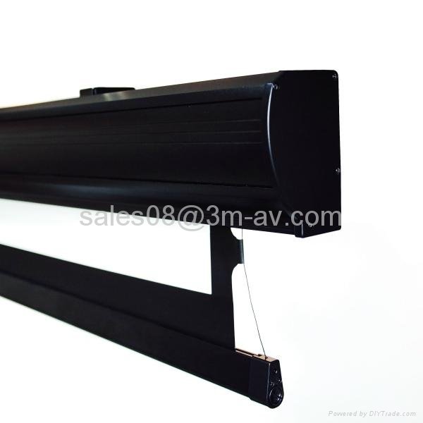 130'' high qualifed tab tensioned projector screen