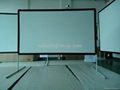 100''  Outdoor movie projection screen 4