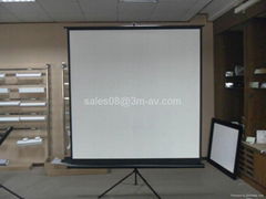 100'' 4:3 tripod projector screen