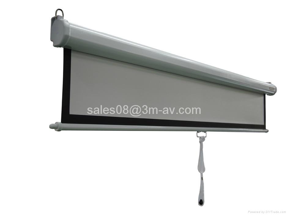 Neptune Manual Pull down projection screen 3