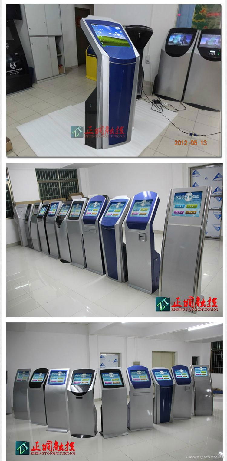 Factory price all in one touch screen advertising kiosk 3