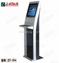  touch screen integrated inquiry machine.machine cabinet with top