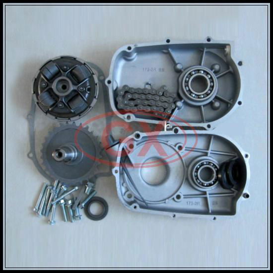 ATV Go Kart Spare Parts 1/2 Reduction Clutch Kart Gearbox Gx200 Gx160 Gx270 Kart